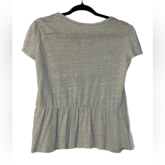 Rebecca Taylor Pale Blue Linen Lace Top- Medium - Picture 6 of 6